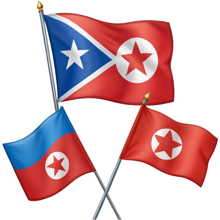 About a emoji flag combination with Puerto Rico + North Korea emoji flag combination emoji