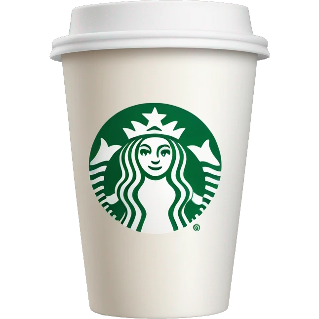 Starbucks cup emoji