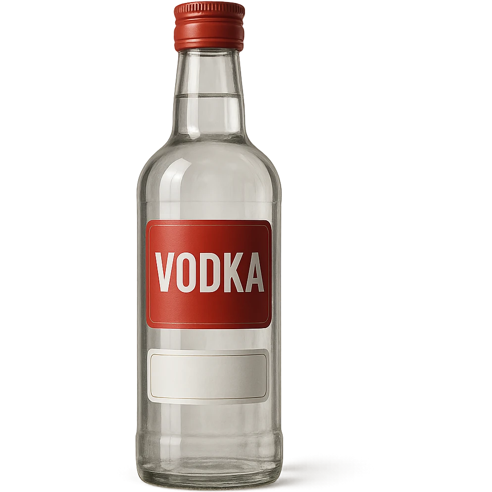 A bottle of vodka emoji
