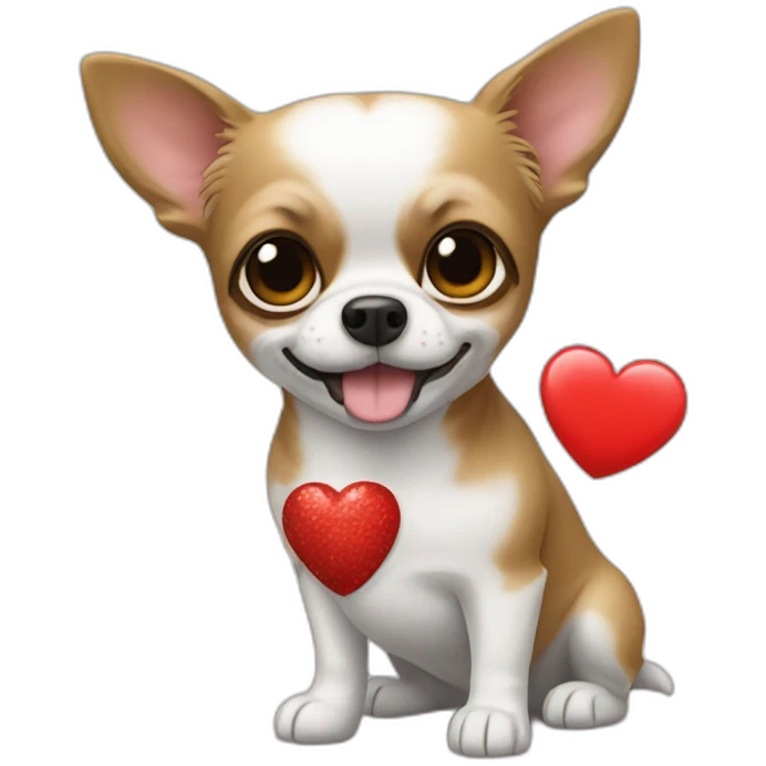 yorkshire+heart+chihuaua emoji