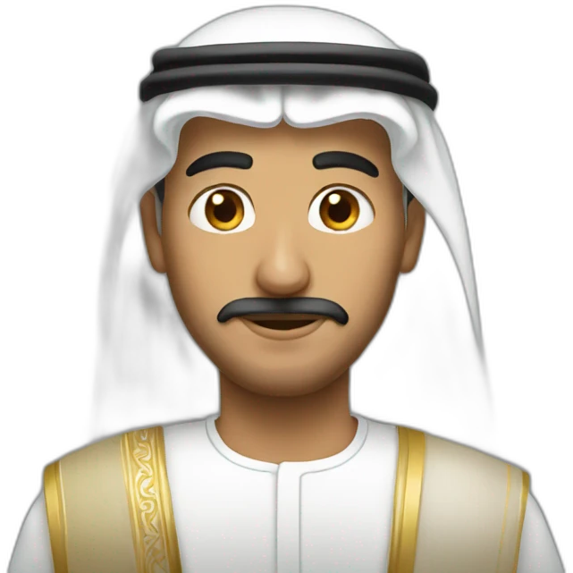 a man from saudi arabia emoji