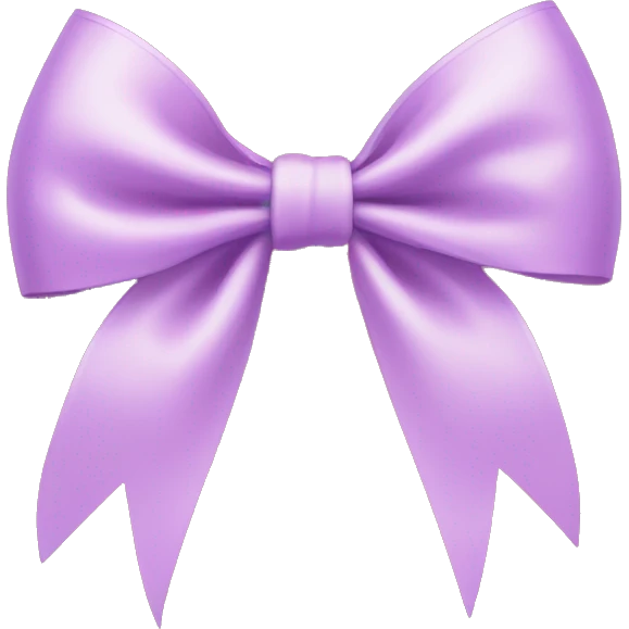 Coquette bow emoji