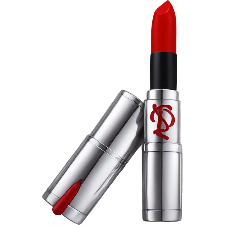 Red lipstick ysl emoji