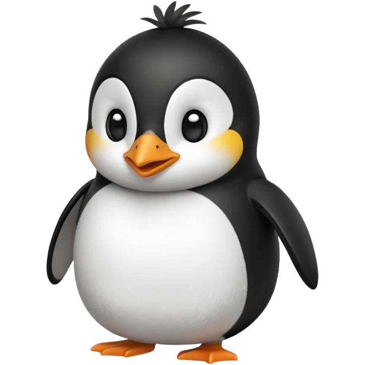 make a emoji of the penguin paradise vr game's penguin character emoji