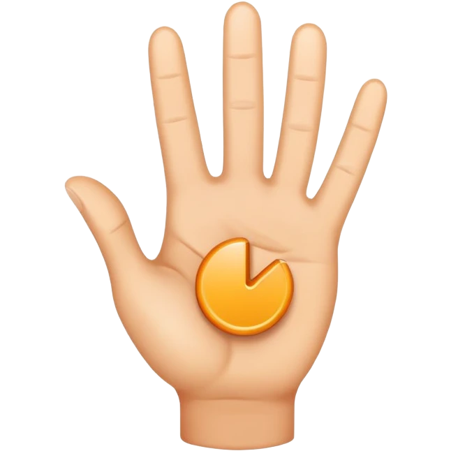 Clicker icon with hand cursor for Roblox game emoji