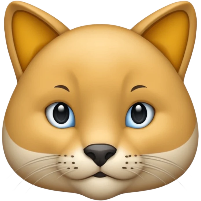 Нарисуй синего кота emoji