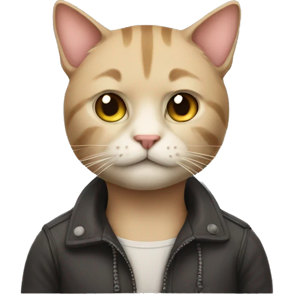 Man cat emoji