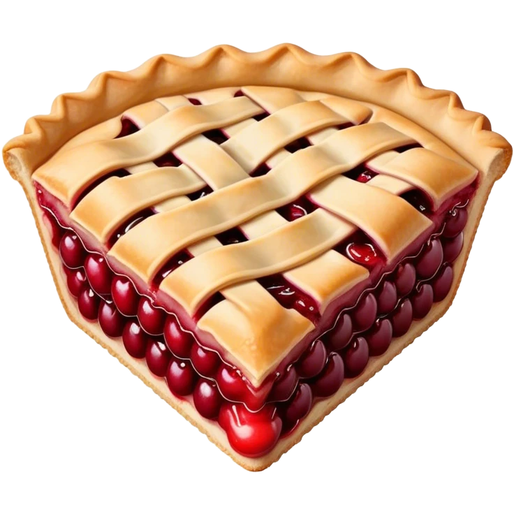 slice of cherry pie emoji