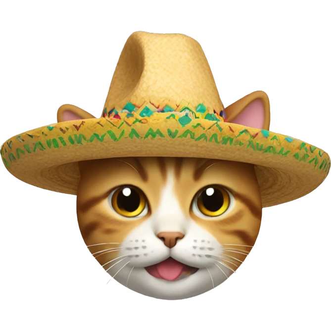 cat with a sombrero  emoji