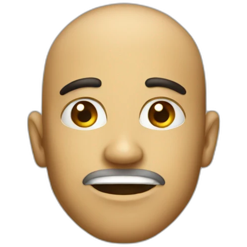 Visage neutre emoji