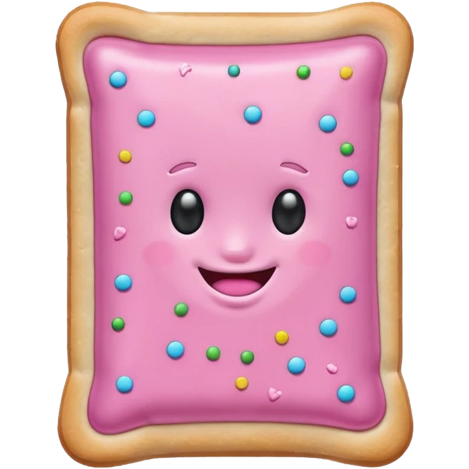 Make me a pop tart emoji that i can copy and paste in a text box emoji