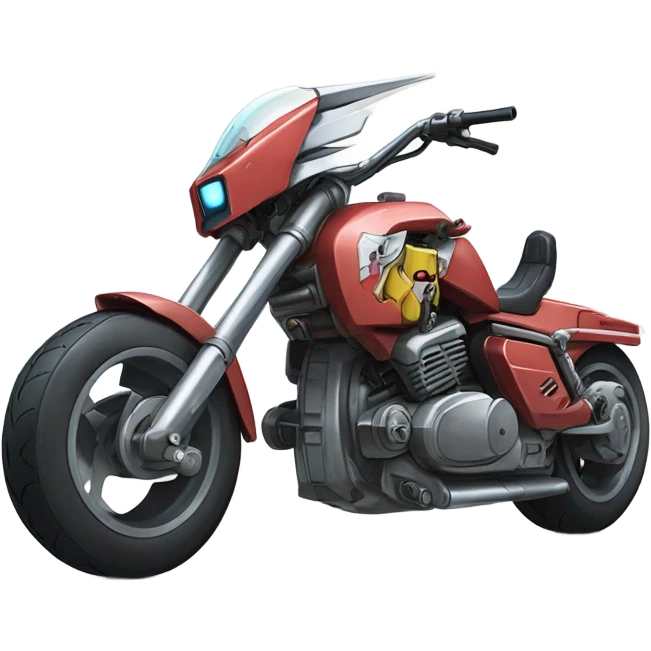 Gundam riding rigid panhead chopper emoji