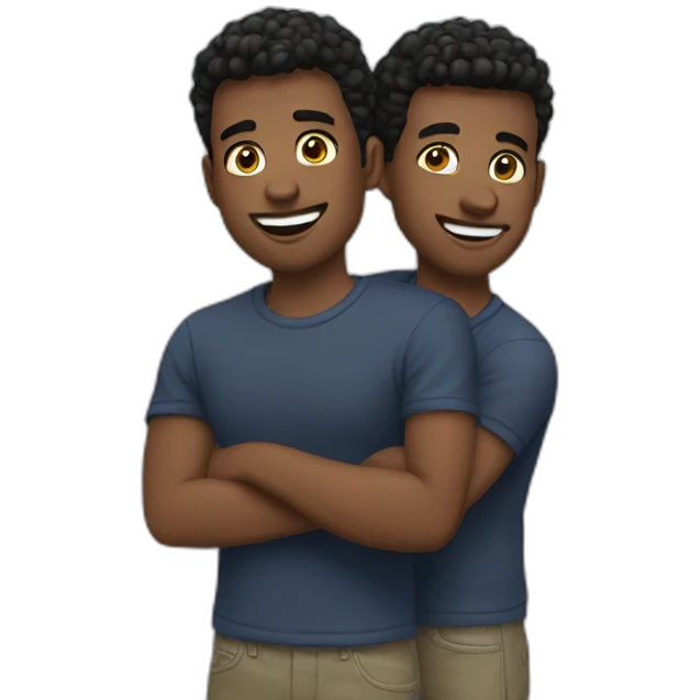 2 amazing gay boys emoji