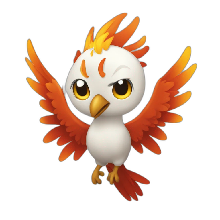 un pheonix qui pleure emoji