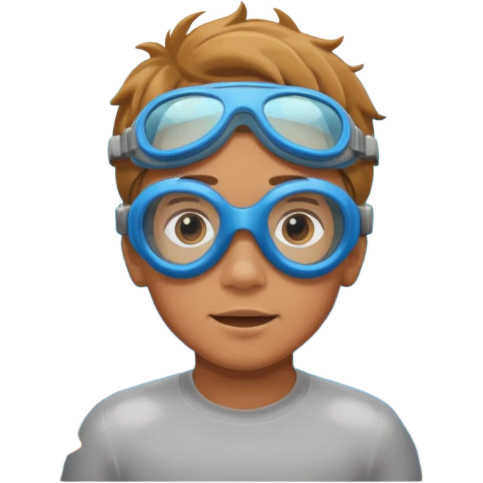 Underwater boy emoji