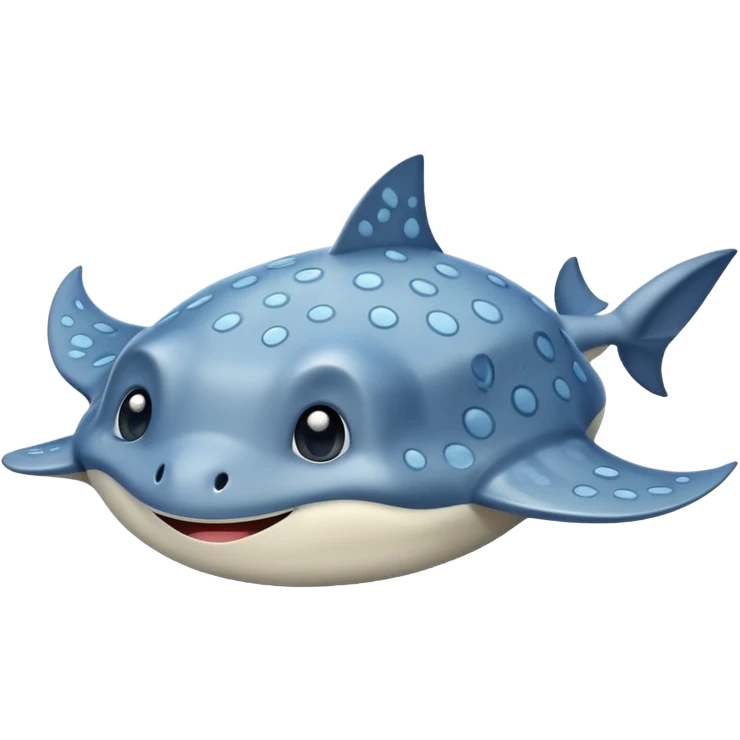 Stingray cute emoji