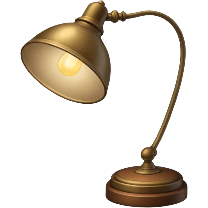 academia lamp emoji