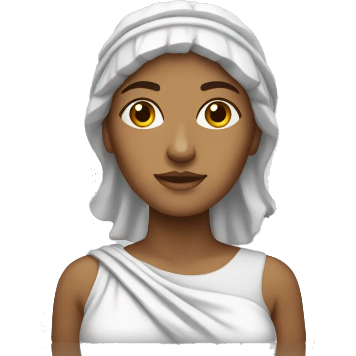 woman who is a greek stature emoji