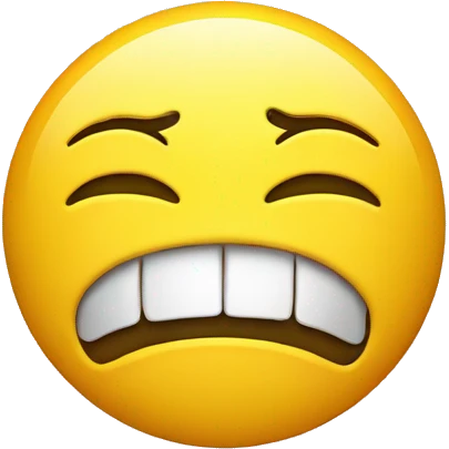 A smiley that looks utterly disgusted. emoji