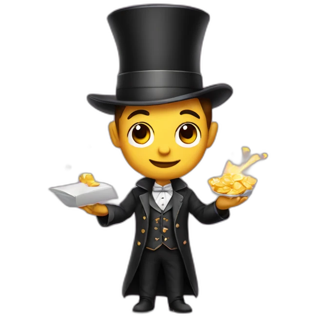 cute magician emoji