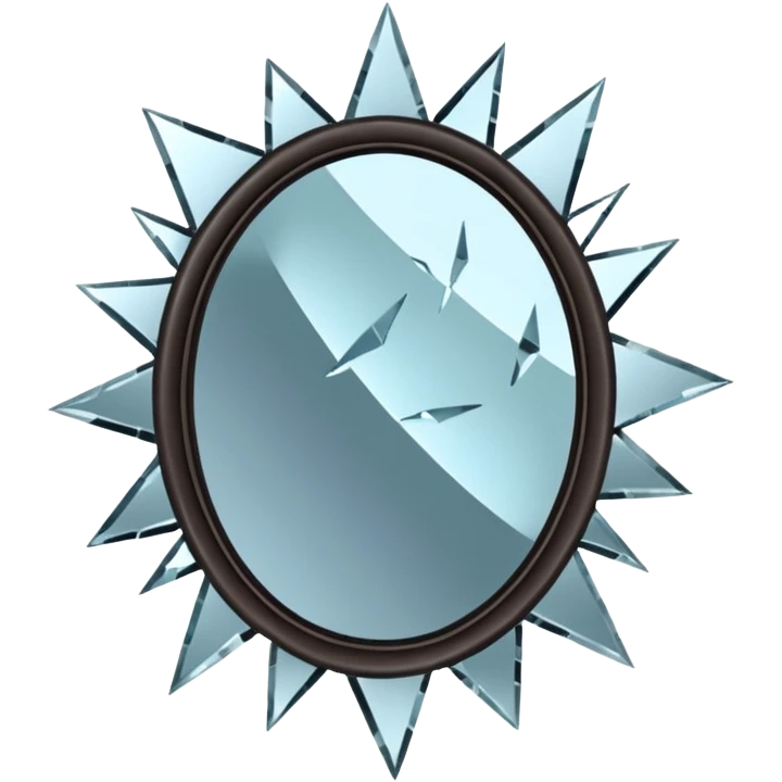 A broken mirror  emoji
