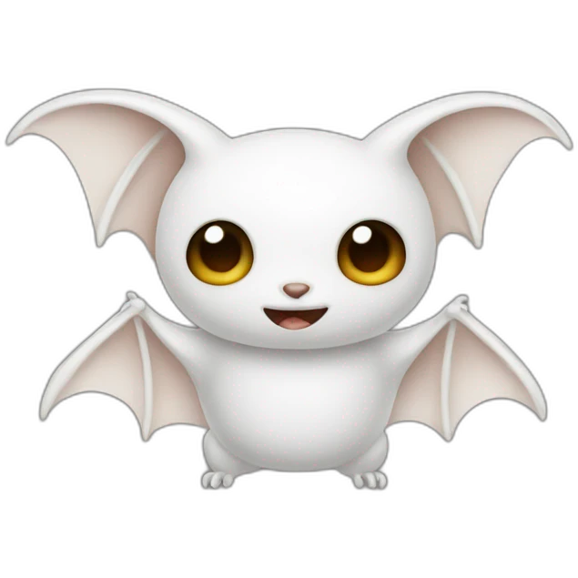 White bat emoji