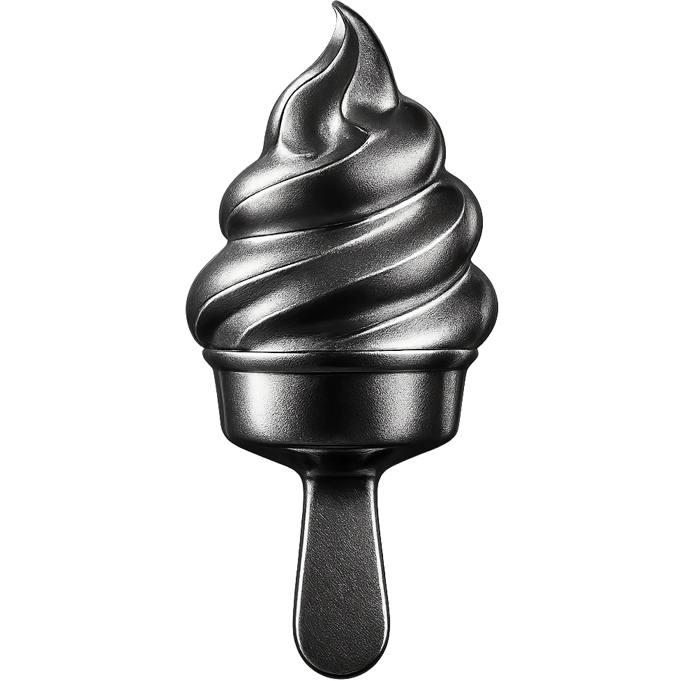gothic ice cream emoji