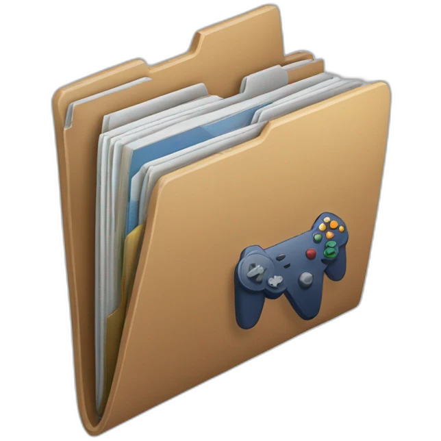 folder of video games emoji