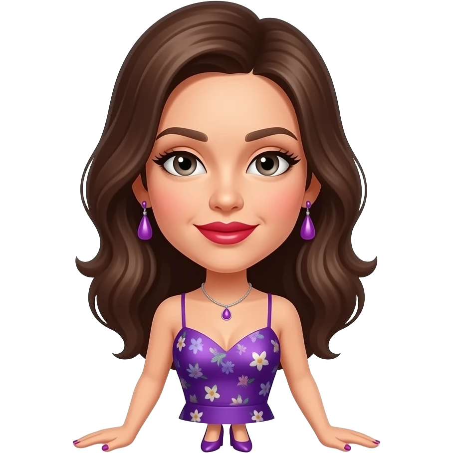 👩+💄+👗+💅+👡 emoji