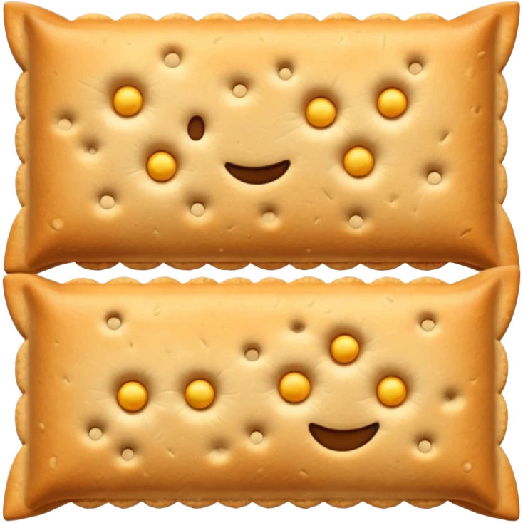 un crackers aux graines emoji