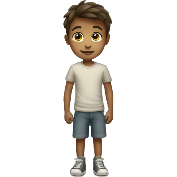 boy opens the door emoji