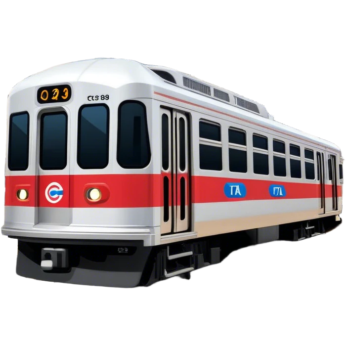 chicago cta train with logo emoji