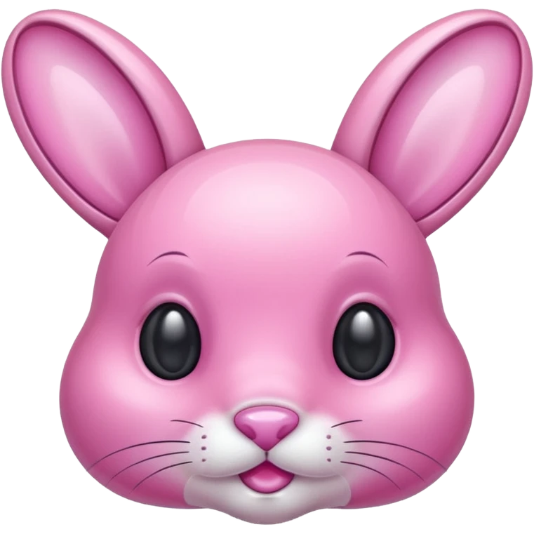 crystal bunny pink emoji