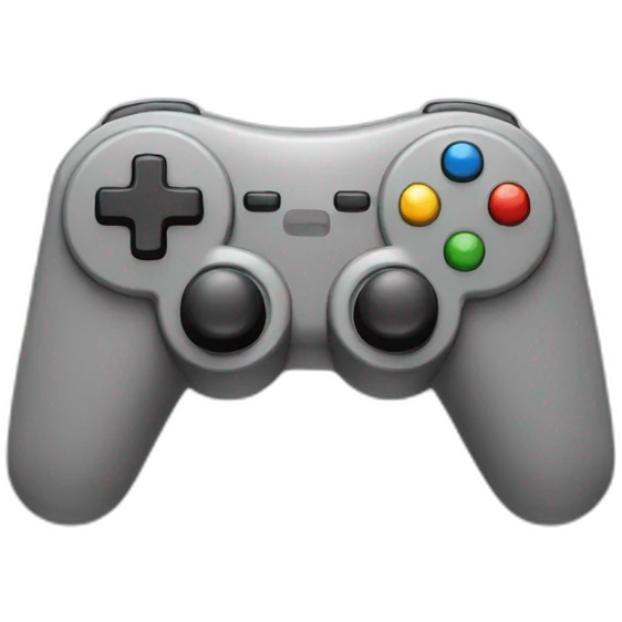 gamepad with personal computer emoji
