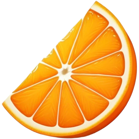 Slice of orange emoji