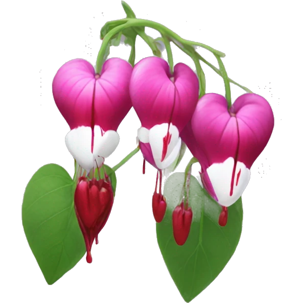 bleeding heart flower emoji