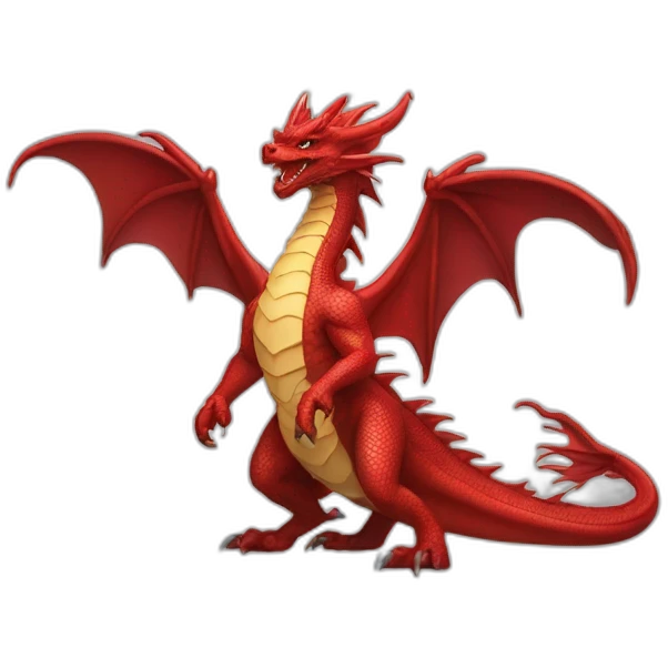 Red dragon of domination emoji