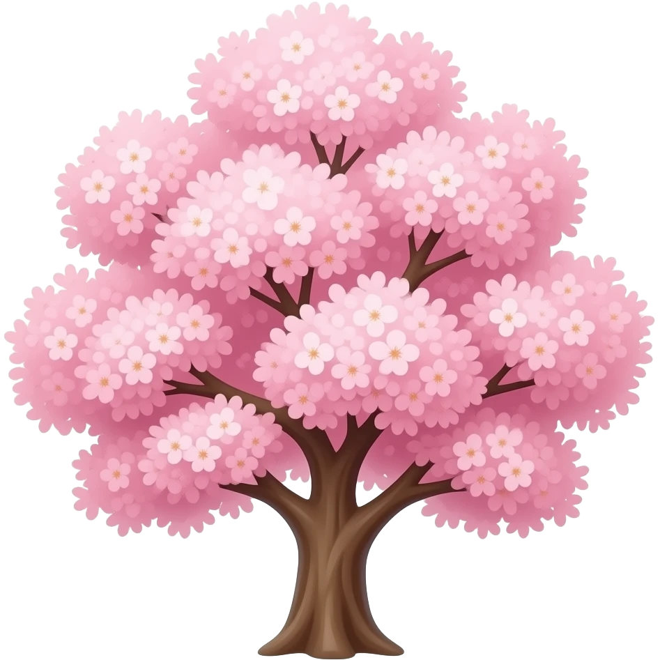 Cherry blossom tree emoji