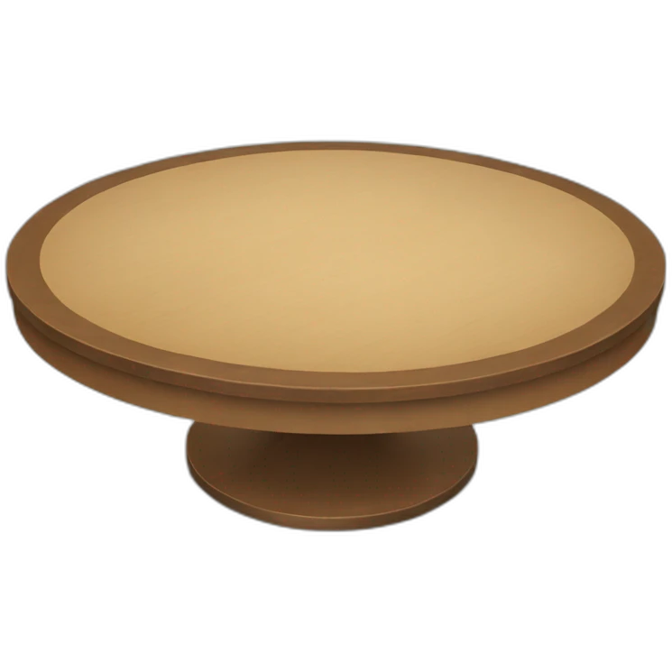 a circle table emoji