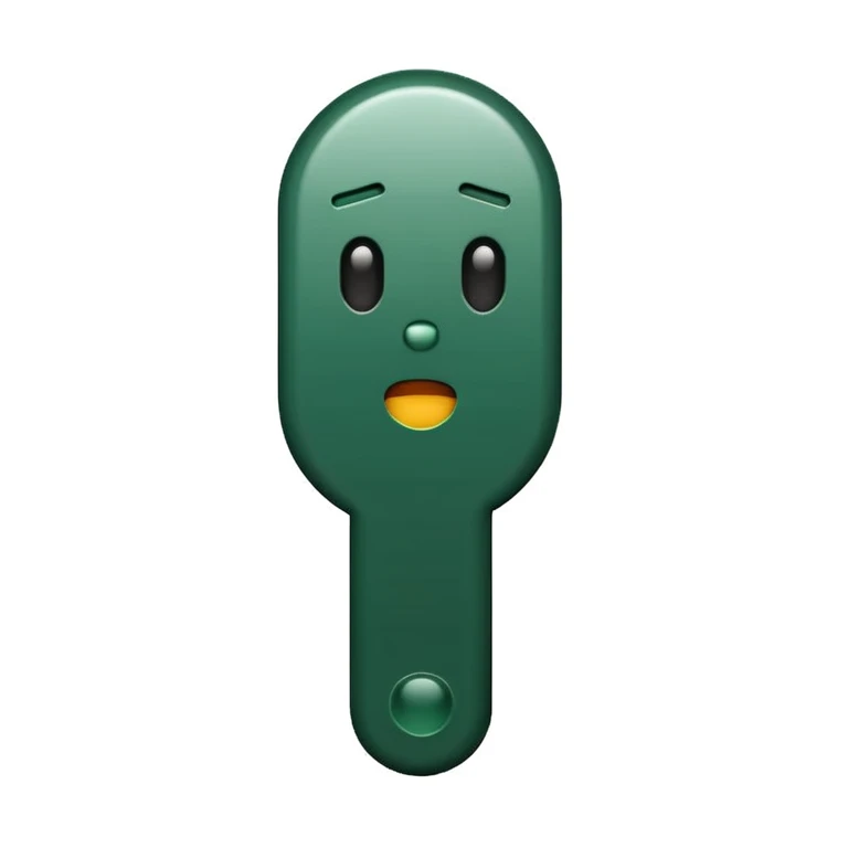 dark green exclamation mark, minimalist, no faces or emojis emoji
