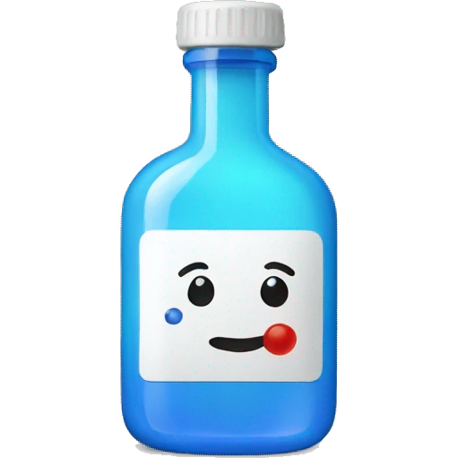 chemicals in bottle emoji