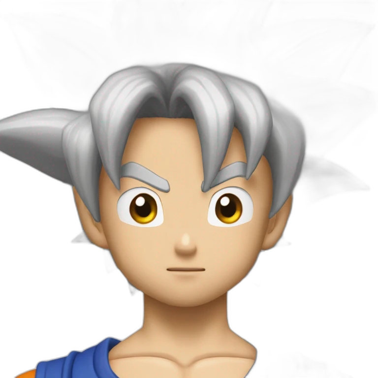 Goku ss bleu emoji
