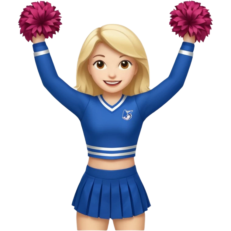 can you show the cheerleader's full body? emoji