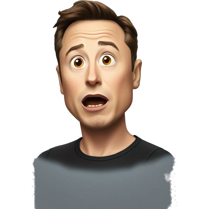 elon musk shocked emoji