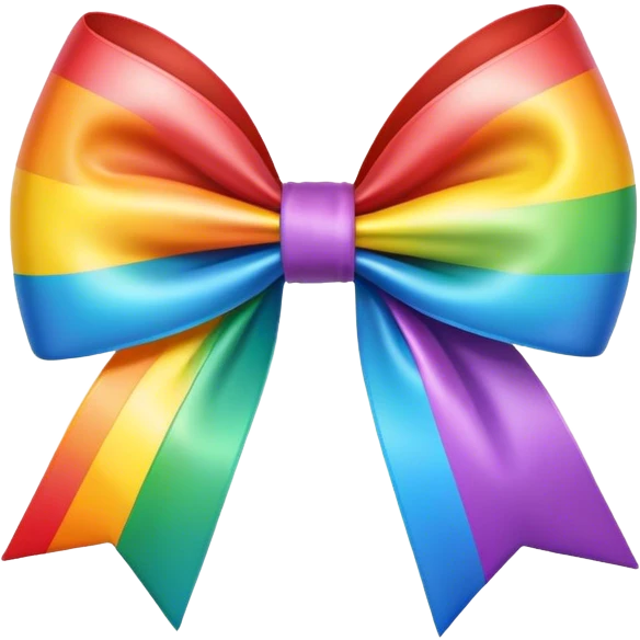 rainbow bow emoji