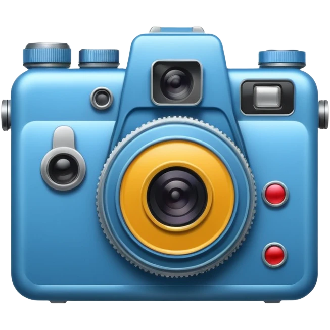 blue camera emoji