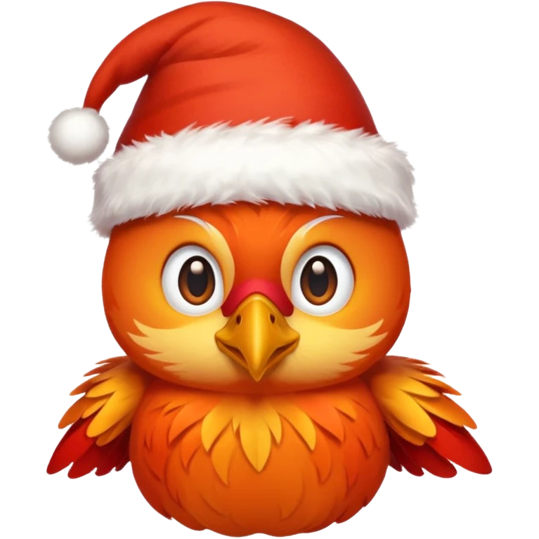 Phoenix , Christmas hat  emoji