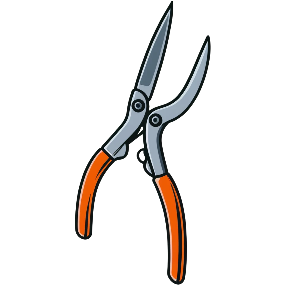 garden pruning scissors emoji