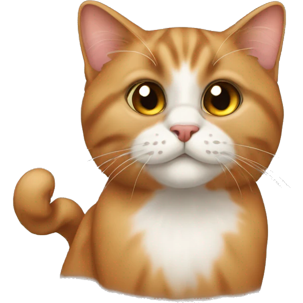 gatto persiano arancione emoji