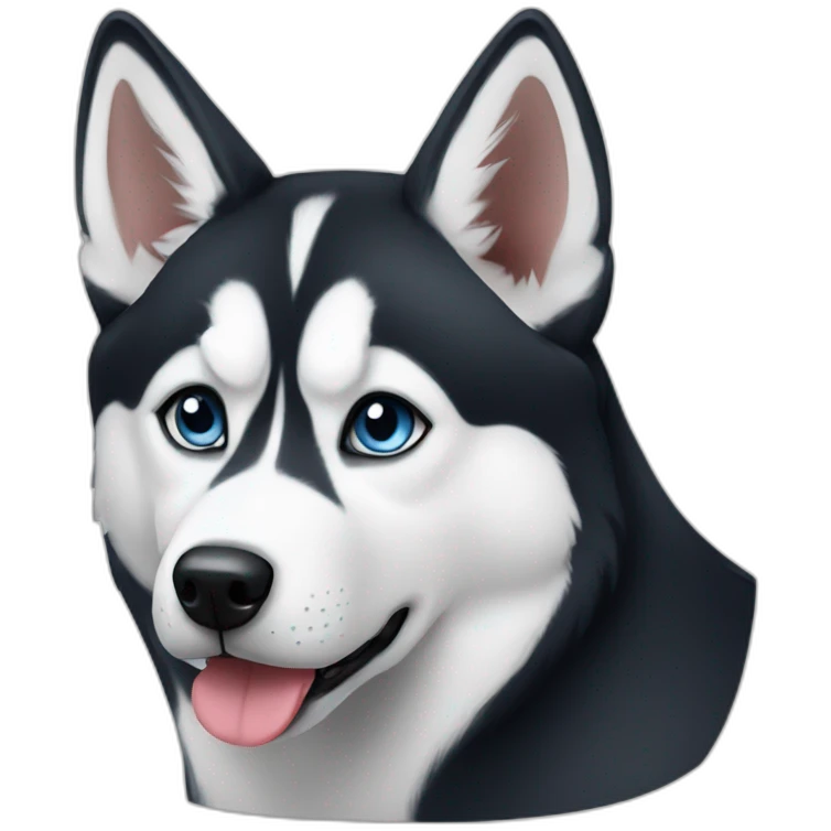 Siberian husky emoji